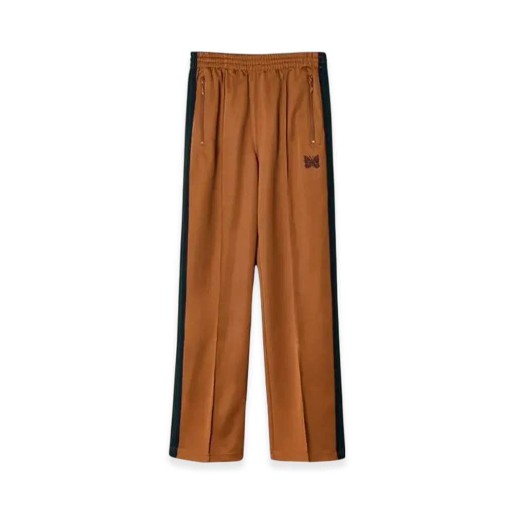 NEEDLES Track Pants Poly Smooth "Brown"