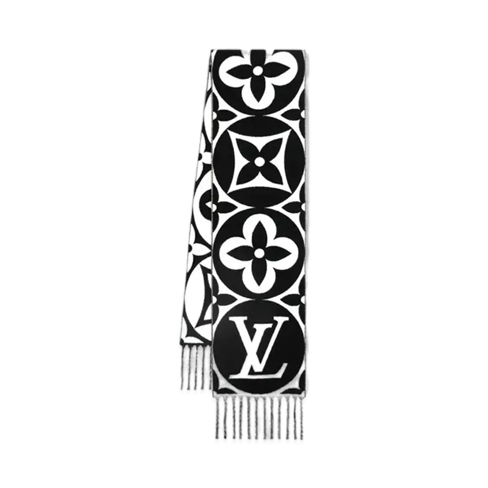 Louis Vuitton LV Medallion Scarf "Noir"