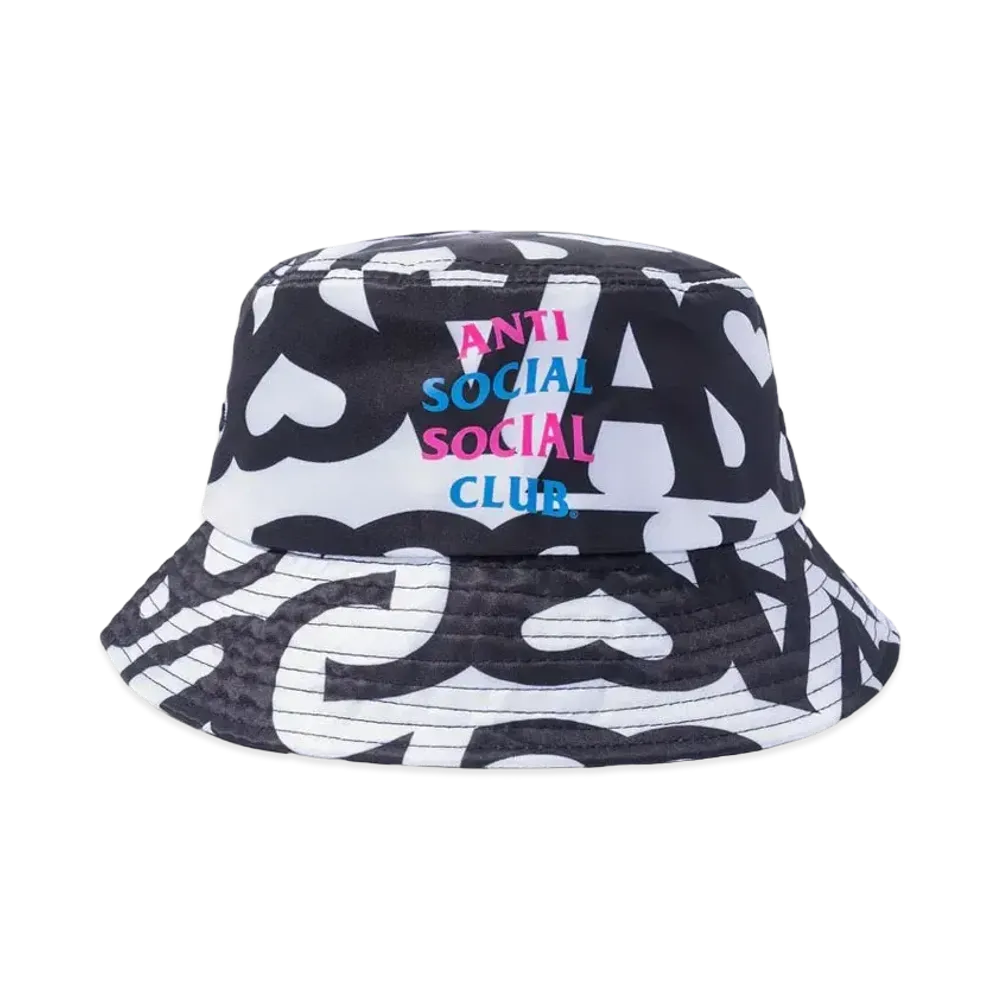 ANTI SOCIAL SOCIAL CLUB FA22 Negative Space White Bucket Cap "White"