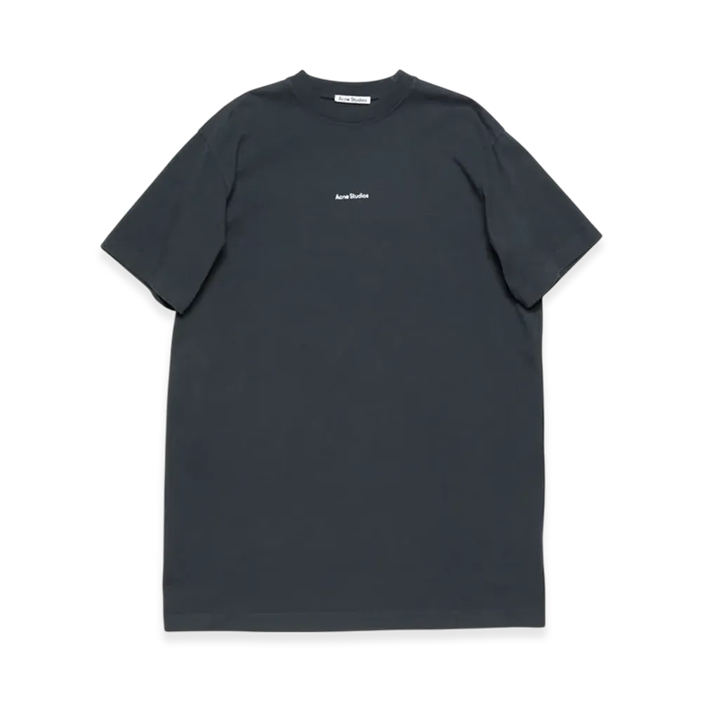 Acne Studios Logo T-Shirt Dress "Black"