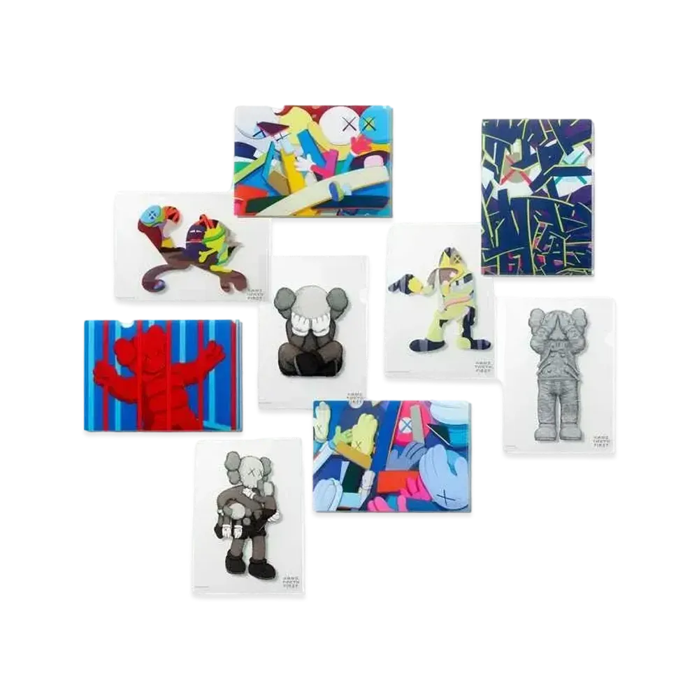 KAWS Clear File 9 Set