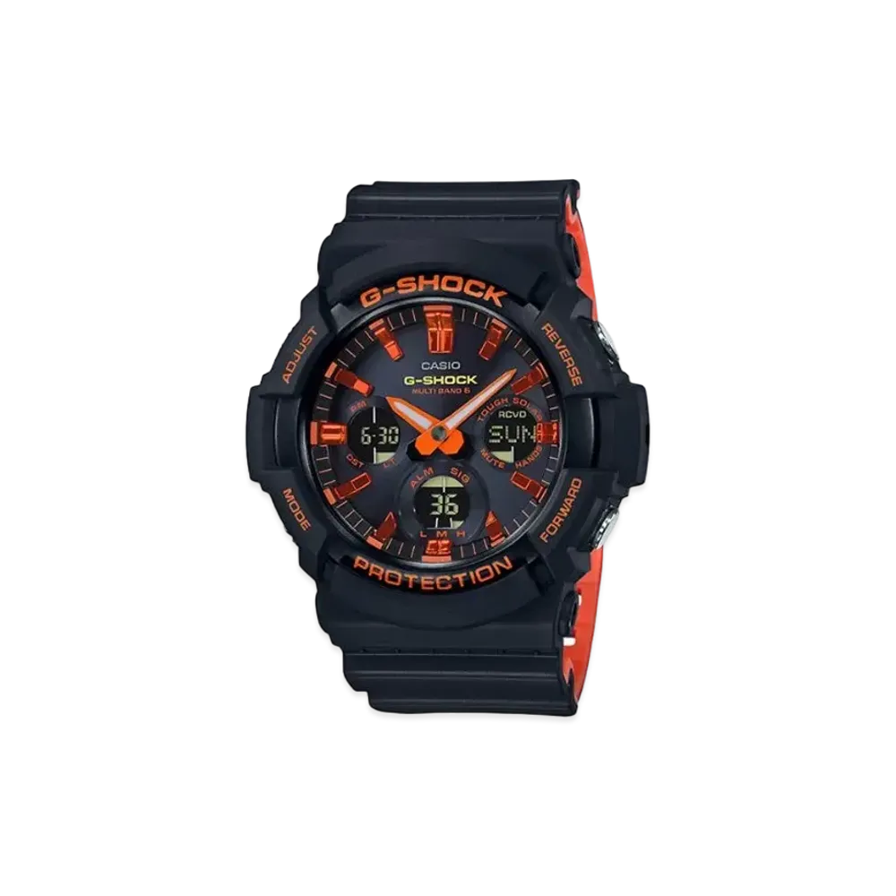 Casio G-SHOCK GAW-100BR-1AJF Analog Digital "Black/Orange"