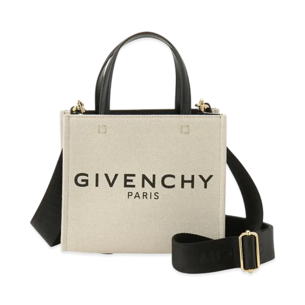 GIVENCHY G Tote Mini Tote Bag "Beige/Black"