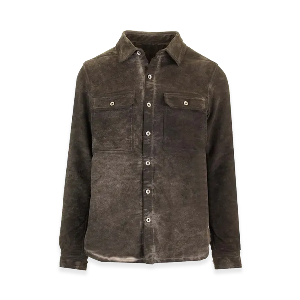 Rick Owens DRKSHDW Denim Shirt "Dark Gray"