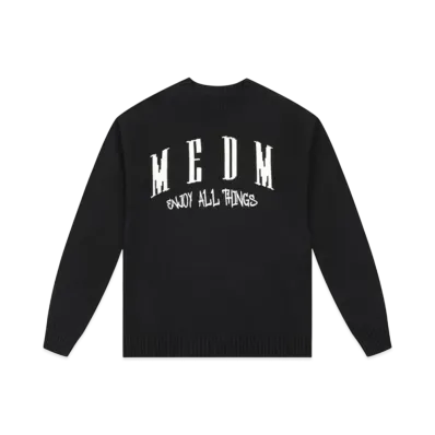 MR. ENJOY DA MONEY Arch Logo Knit "Black"