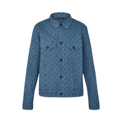 Louis Vuitton Monogram Denim Jacket "Ocean"