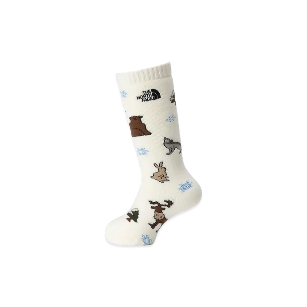 The North Face Kids Winter Animal Graphic Crew "TNF White"