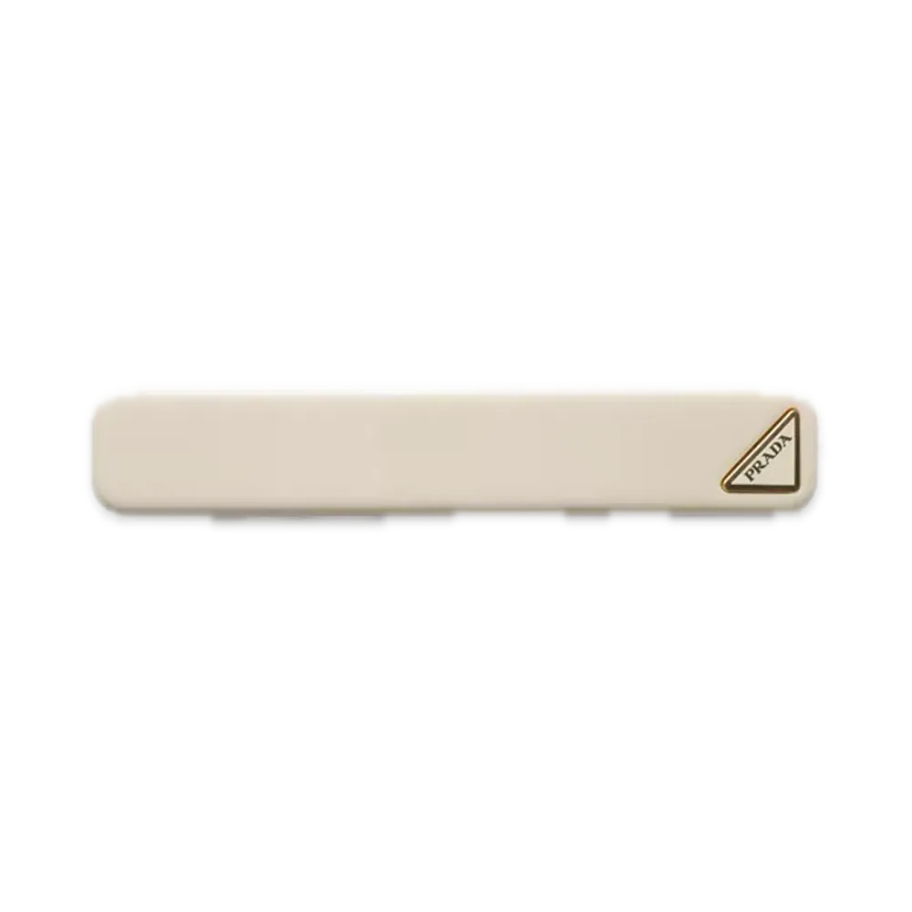 PRADA Plexiglass Hair Clip "Ivory"