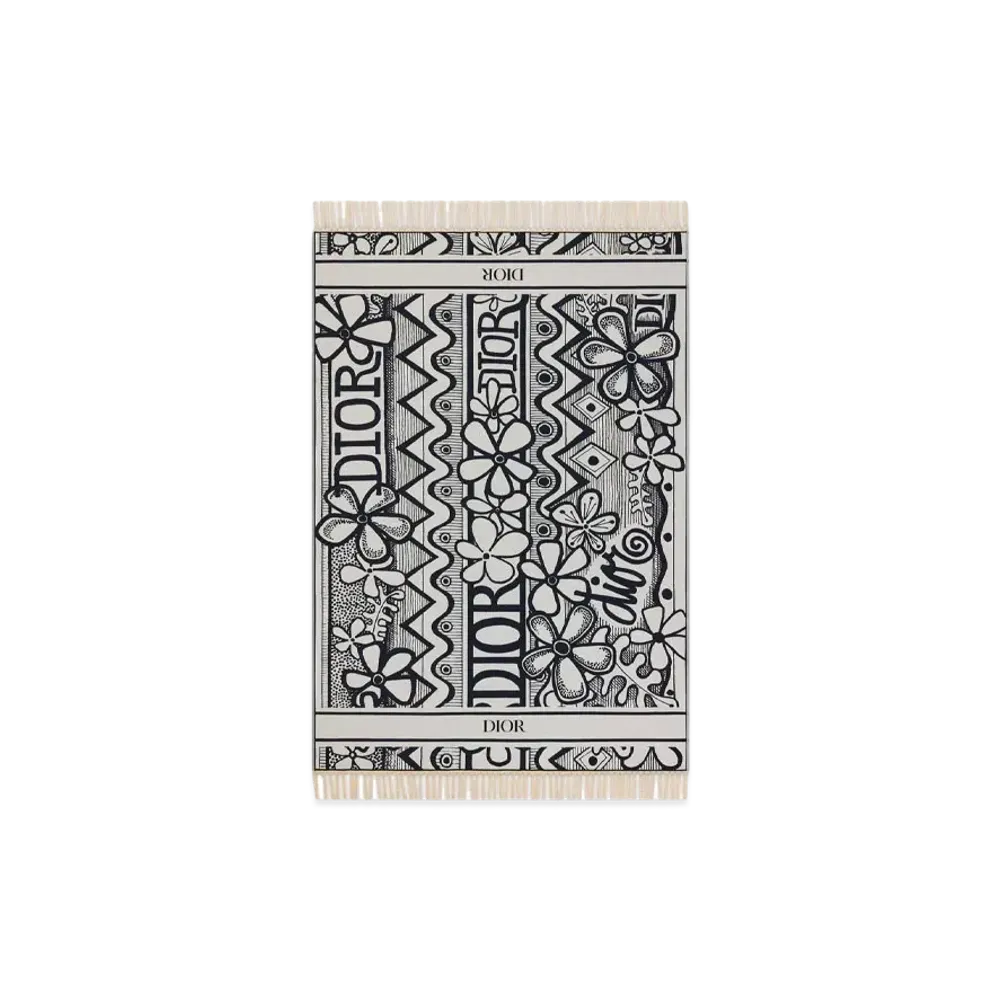 Dior x Shawn Stussy Beach Towel "Navy/White"