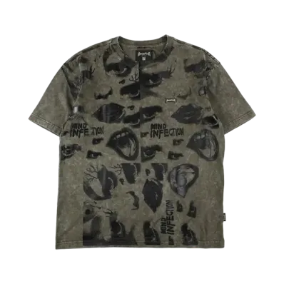 SUPPLIER Mind Infection Acid Wash Tee "Khaki"