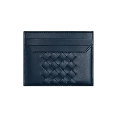 Bottega Veneta Intrecciato Piccolo Card Case "Neptune"