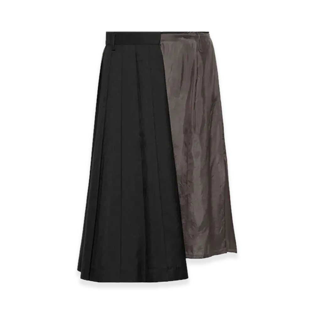 Maison Margiela Midi Skirt "Black/Dark Taupe"