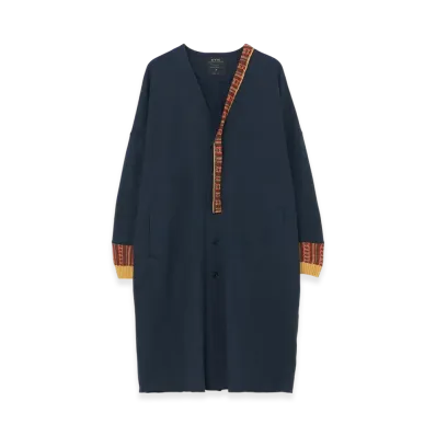 S'YTE 40/2 Jersey Knit Cardigan "Navy"