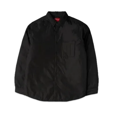 Supreme Nylon Filled Shirt "Black"