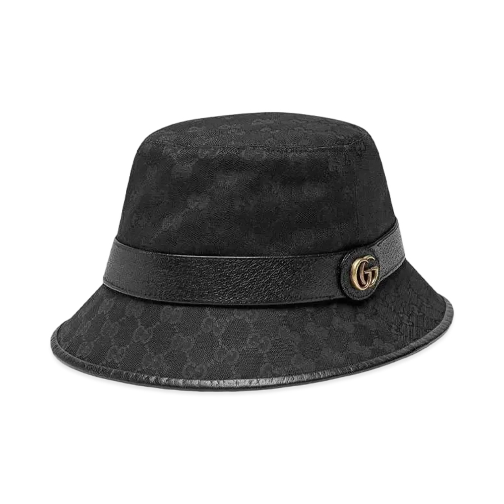 GUCCI GG Canvas Bucket Hut "Black"