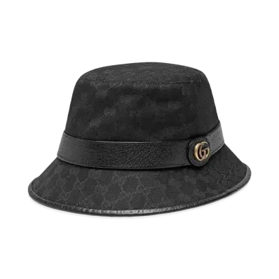 GUCCI GG Canvas Bucket Hut "Black"