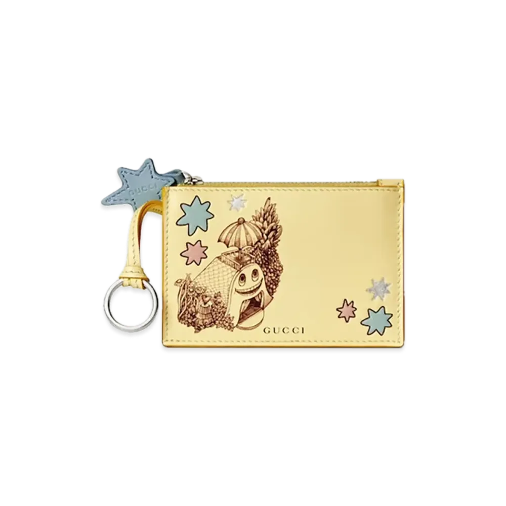 GUCCI x Higuchi Yuko Key Pouch Japan Exclusive "Light Yellow"