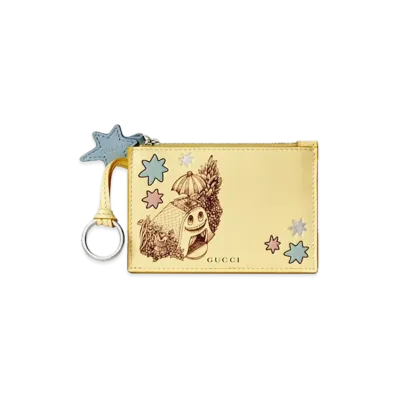 GUCCI x Higuchi Yuko Key Pouch Japan Exclusive "Light Yellow"
