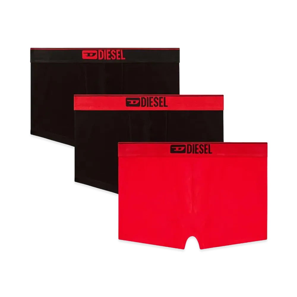 Diesel Boxer Pants 3-Pack "Red/Black"