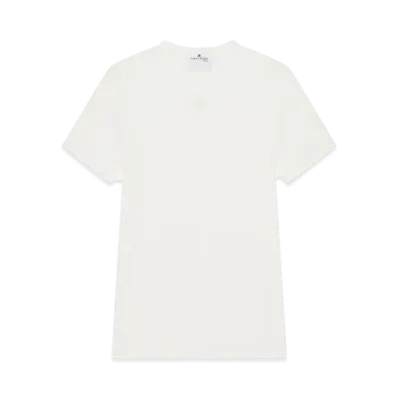 Courreges Signature Contrast T-Shirt "Heritage White"