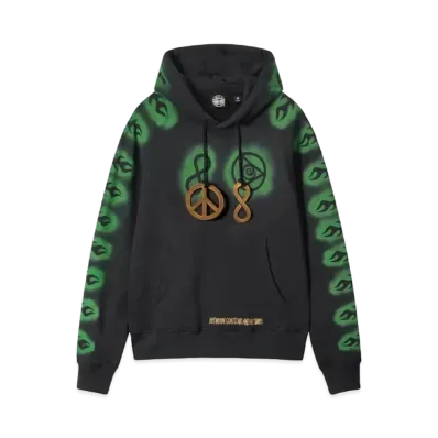 Stussy x Dries Van Noten Embroidered Hoodie "Black"