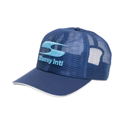 Stussy Mid-Depth Moto S Mesh Trucker "Navy"