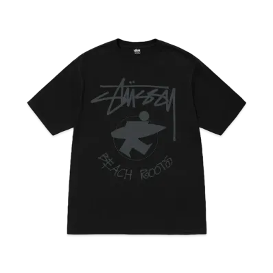 Stussy Beach Roots Tee Pigment Dyed "Black"