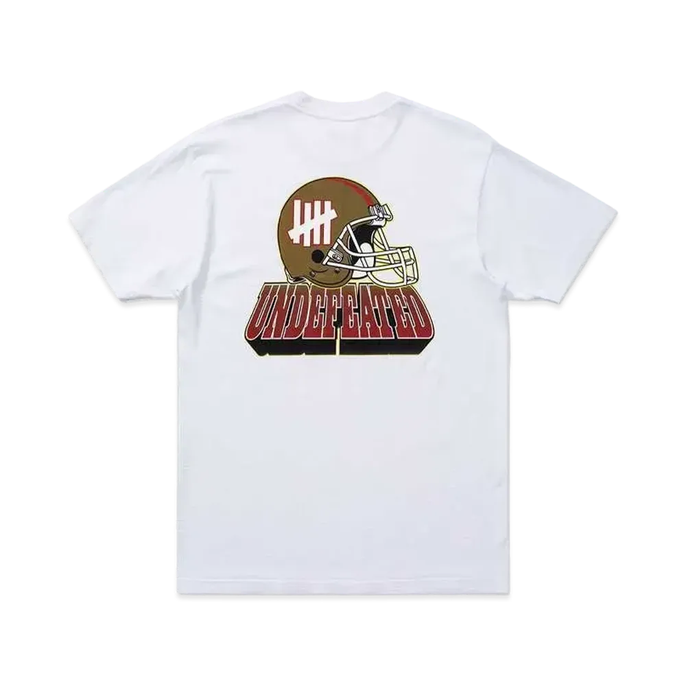 UNDEFEATED PIGSKIN S/S TEE - 80274 "White"