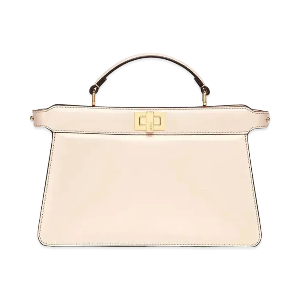 FENDI Peekaboo Iseeu East-West Leather Bag "Pink"