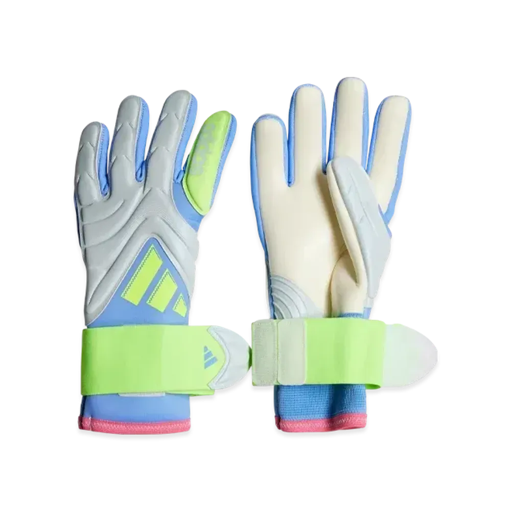 adidas Copa Pro Goalkeeper Gloves "Blue Fusion/Halo Blue/Lucid Lemon"