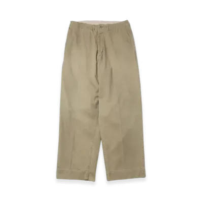 A.PRESSE Vintage Chino Trousers "Beige"