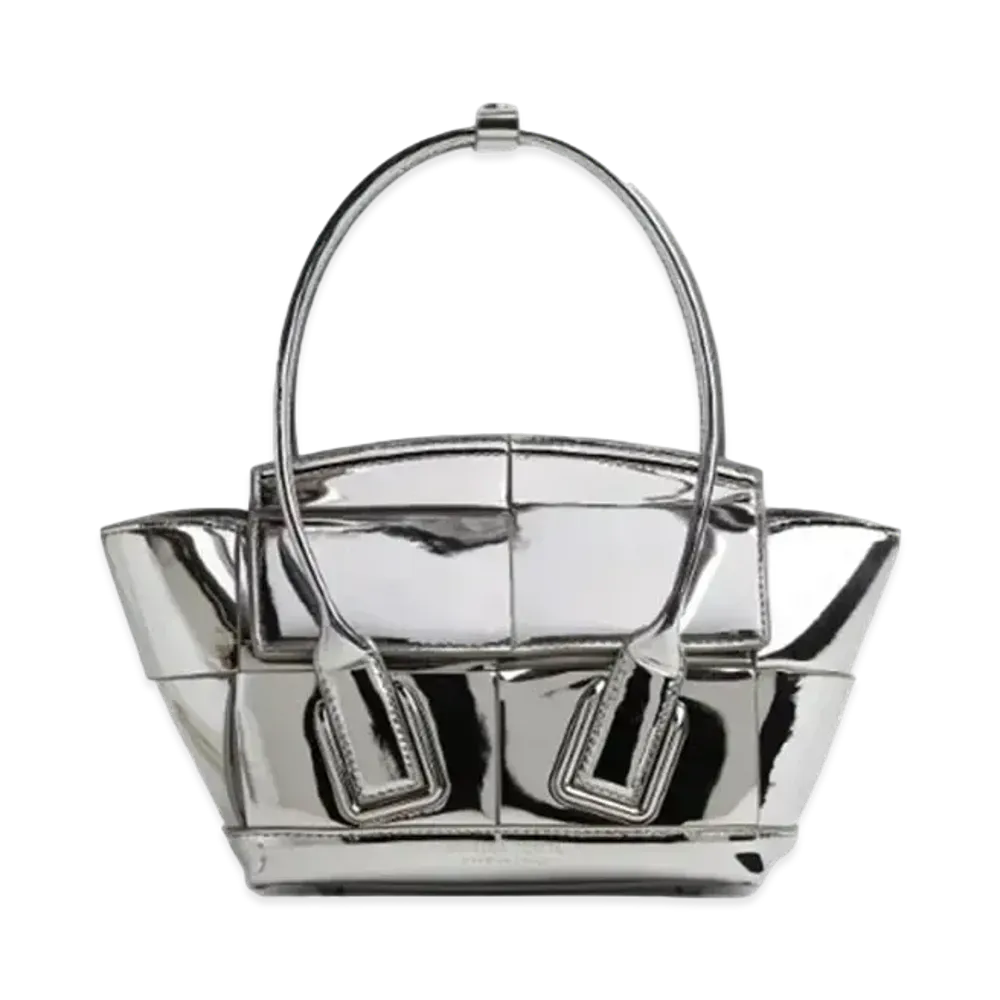 Bottega Veneta Arco Hand Bag "Silver"