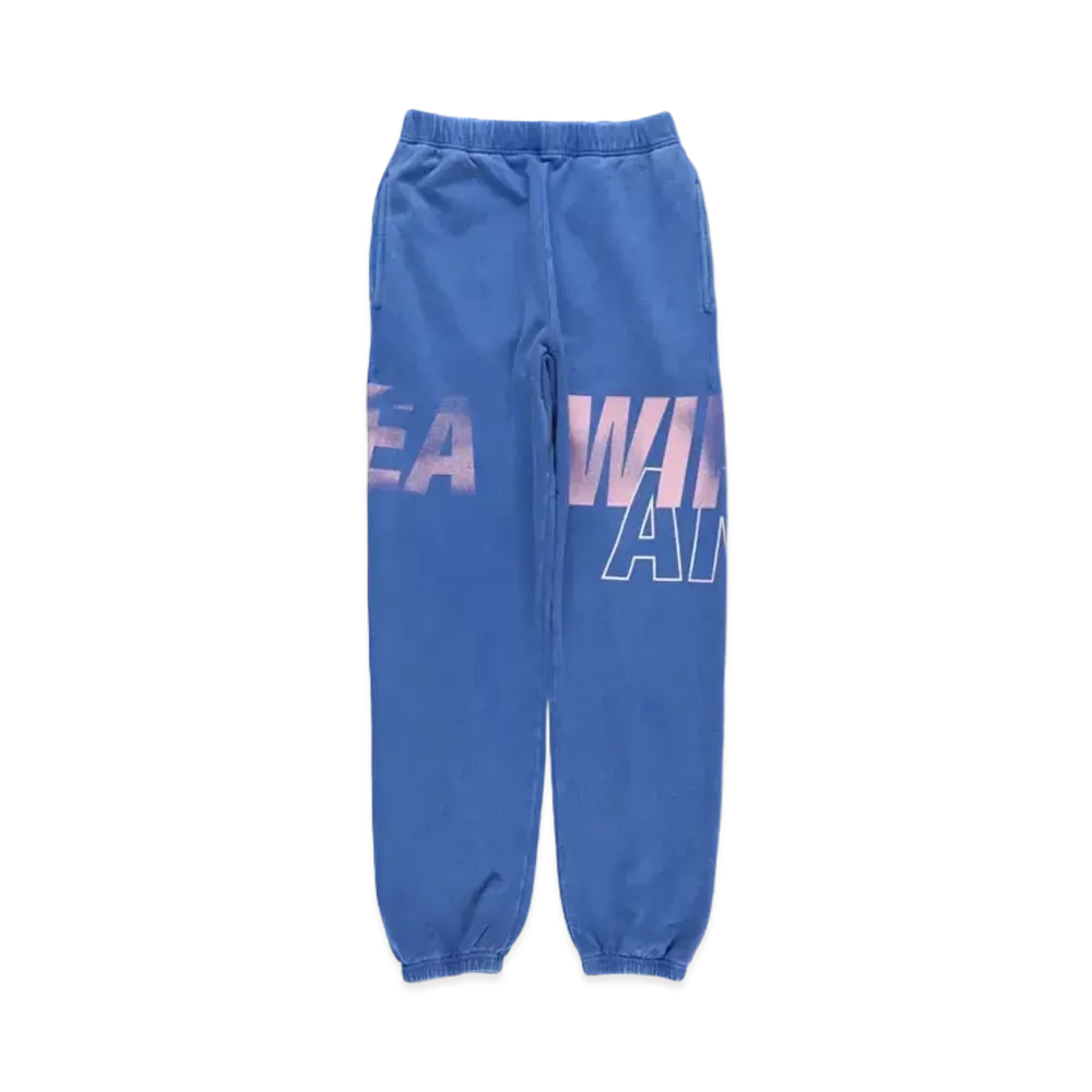 WIND AND SEA SEA (P-Dye) Sweat Pants "Blue Peach"