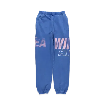 WIND AND SEA SEA (P-Dye) Sweat Pants "Blue Peach"