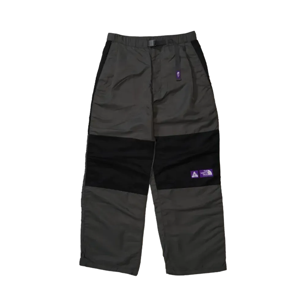 PALACE x The North Face Purple Label Mountain Wind Pants "Asphalt Gray"