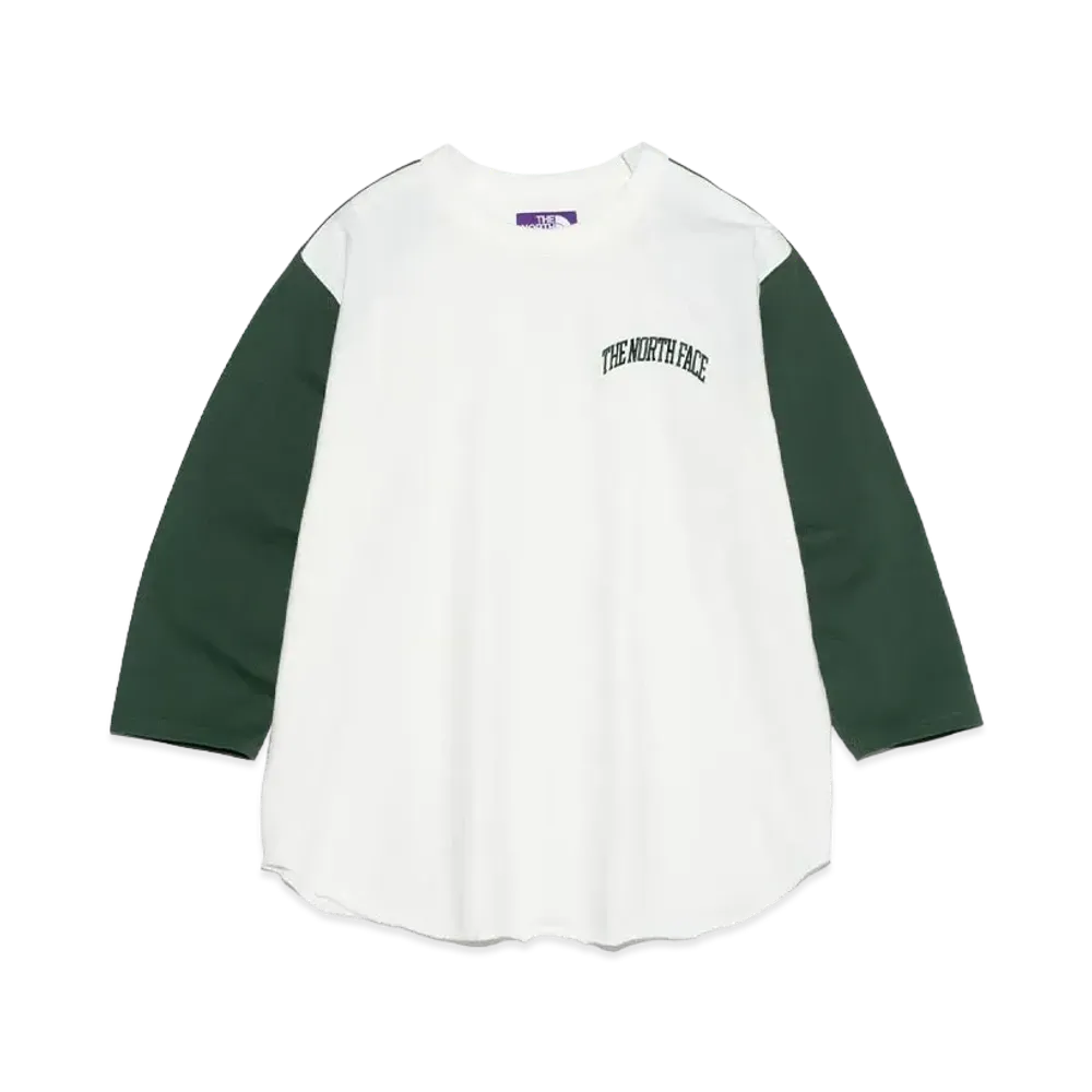 The North Face PURPLE LABEL 7oz Field Baseball Tee "Off White"