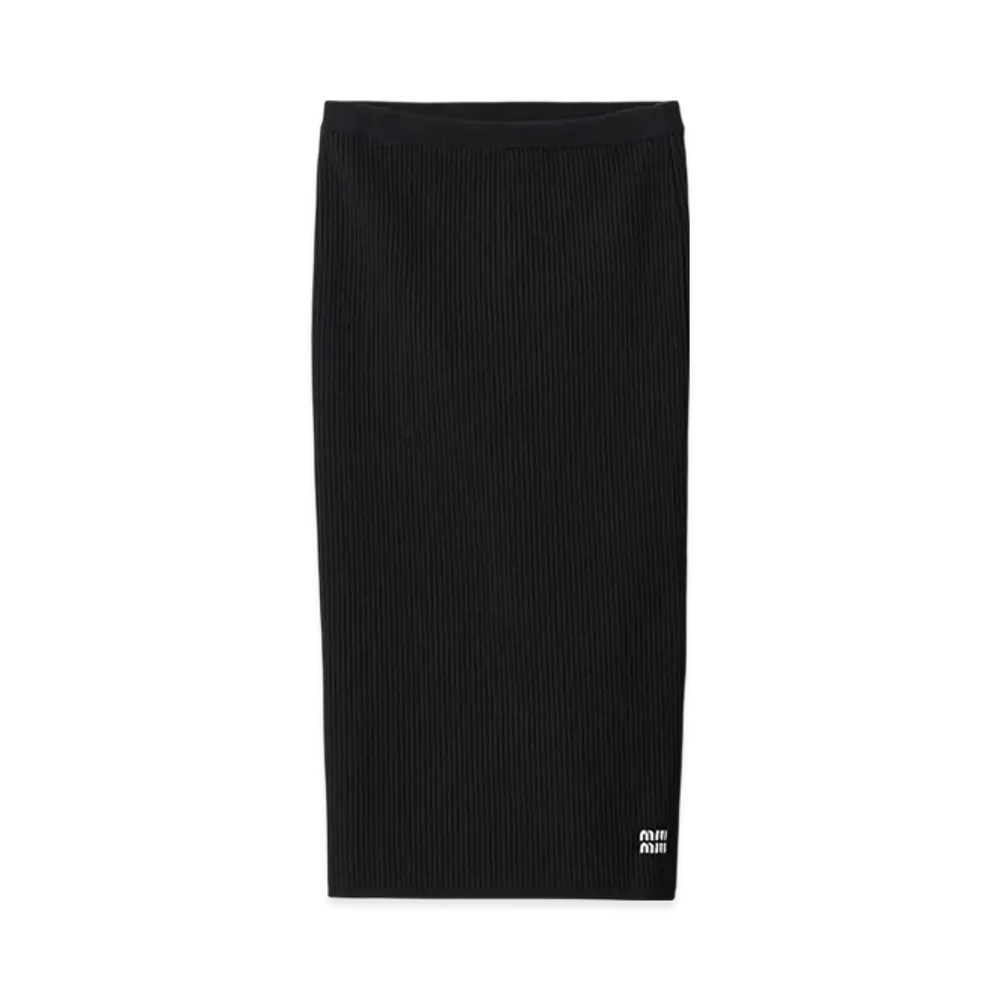 MIU MIU Viscose Skirt "Black"