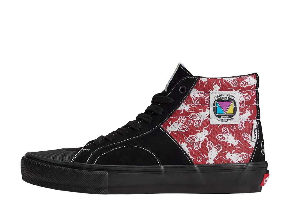 Madrid Skateboards × Vans Skate Sk8-Hi Van Doren Approved "Black/Red"