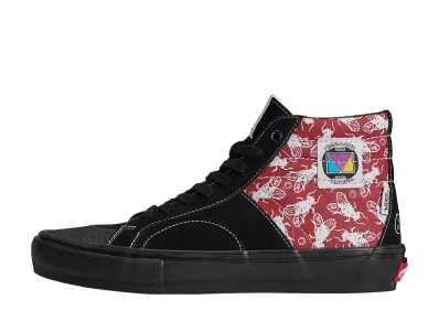 Madrid Skateboards × Vans Skate Sk8-Hi Van Doren Approved "Black/Red"