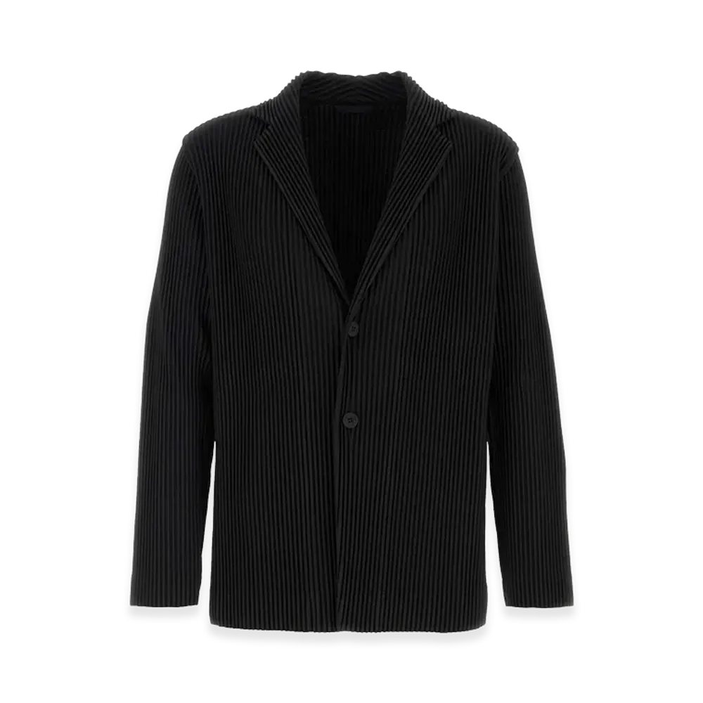 HOMME PLISSE ISSEY MIYAKE Polyester Blazer "Black"