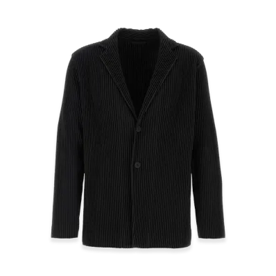 HOMME PLISSE ISSEY MIYAKE Polyester Blazer "Black"