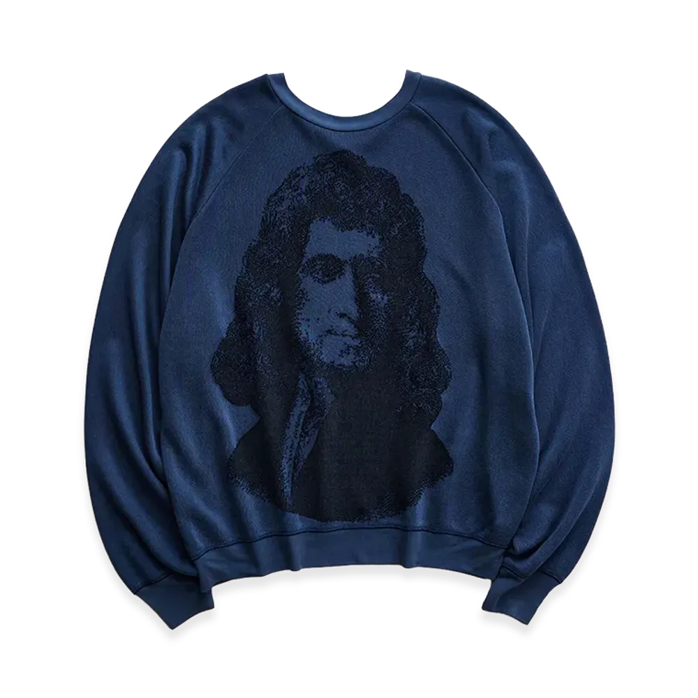 NICENESS R.Isaac Double-Faced Cupra Sweatshirt "Cyan"