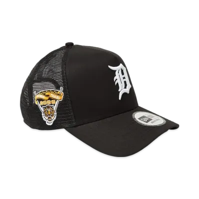 NEW ERA 9Forty A-Frame Tracker MLB Side Patch Detroit Tigers "Black"