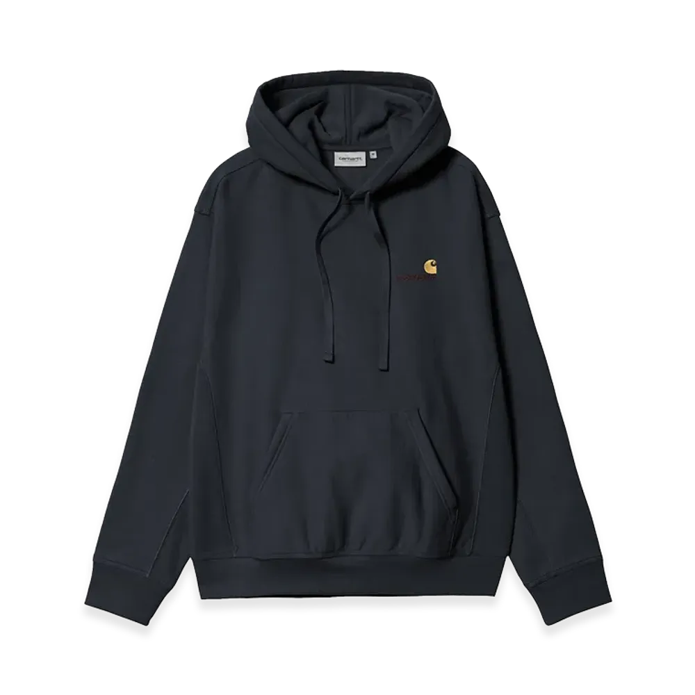 Carhartt WIP Hooded American Script Sweat "Deep Night"