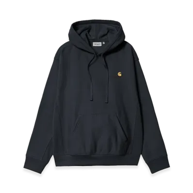 Carhartt WIP Hooded American Script Sweat "Deep Night"