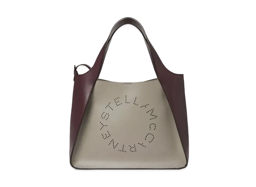 Stella McCartney Stella Logo Crossbody Bag "Moss/Wine"