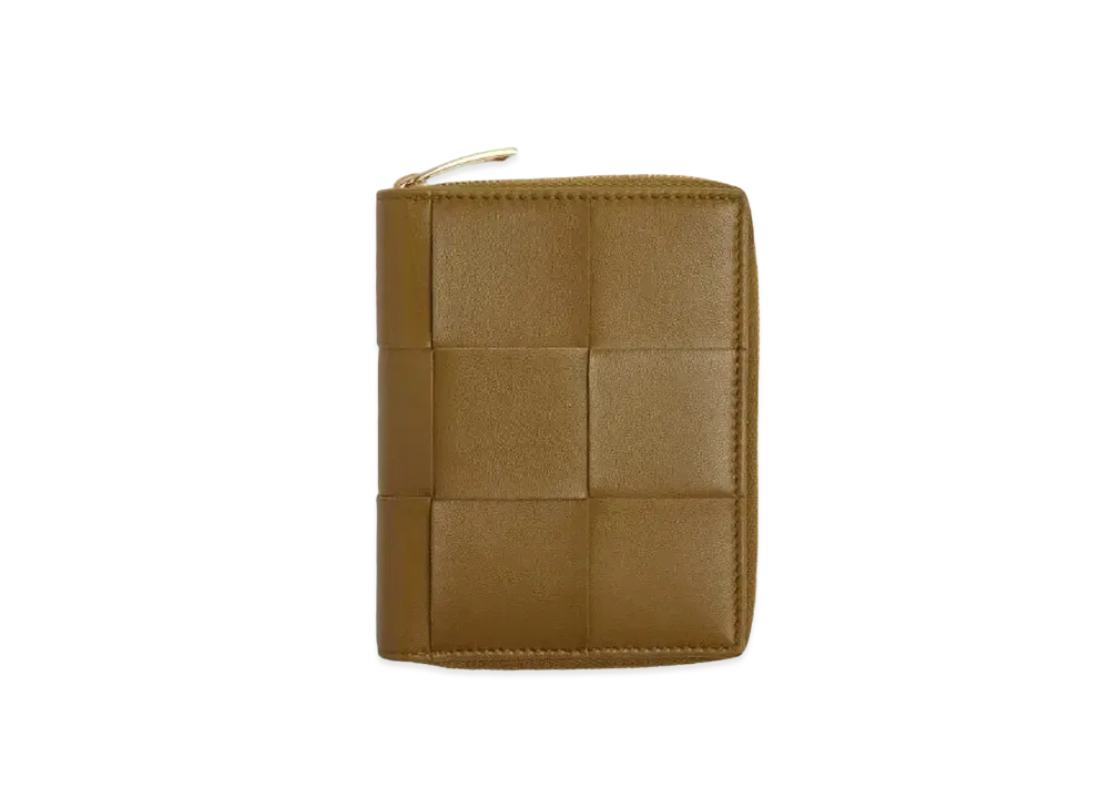 Bottega Veneta Zip Around Wallet "Acorn"