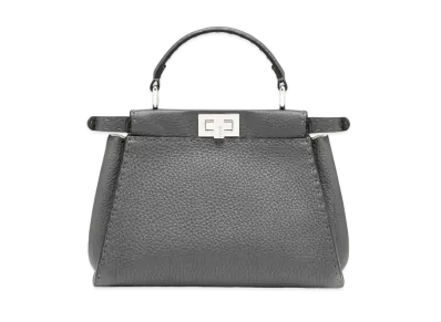 FENDI Peekaboo Mini Selleria Bag "Gray"