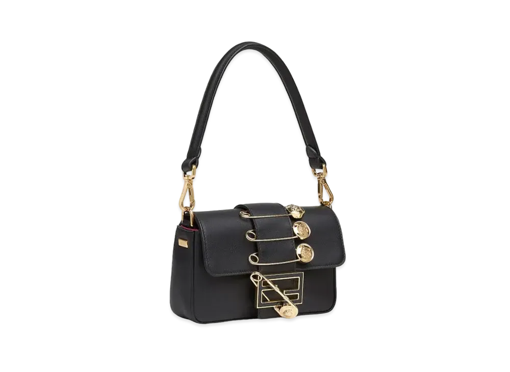 FENDI x Versace Fendace Black Leather Bag "Black"