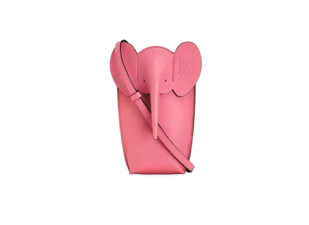LOEWE Elephant Pocket In Classic Calfskin "Candy"